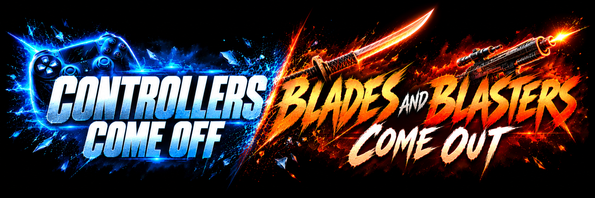Controllers Come Off - Blades and Blasters Come Out